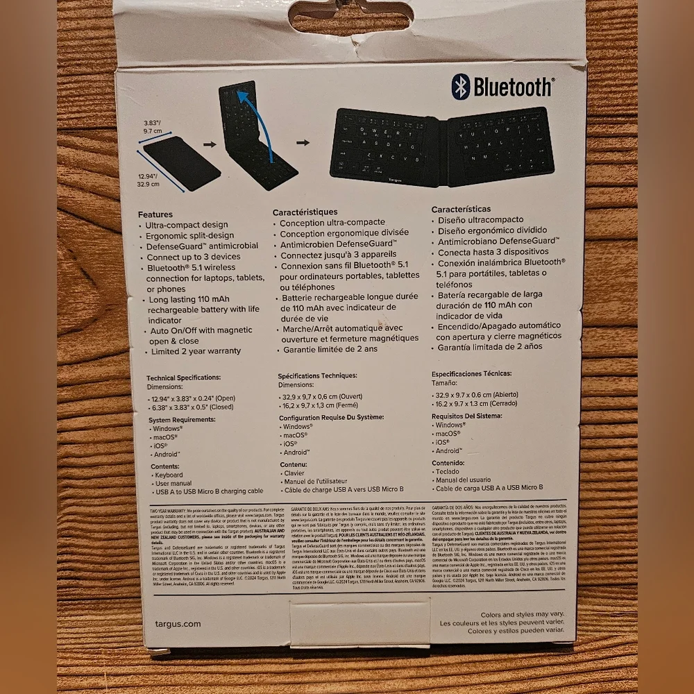 Targus Wireless Folding Keyboard